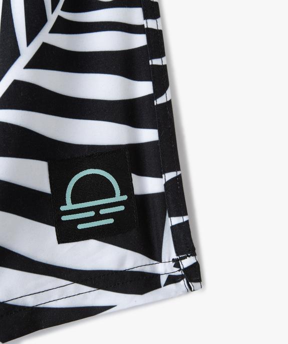 Short de bain garçon imprimé feuillage vue2 - GEMO (JUNIOR) - GEMO