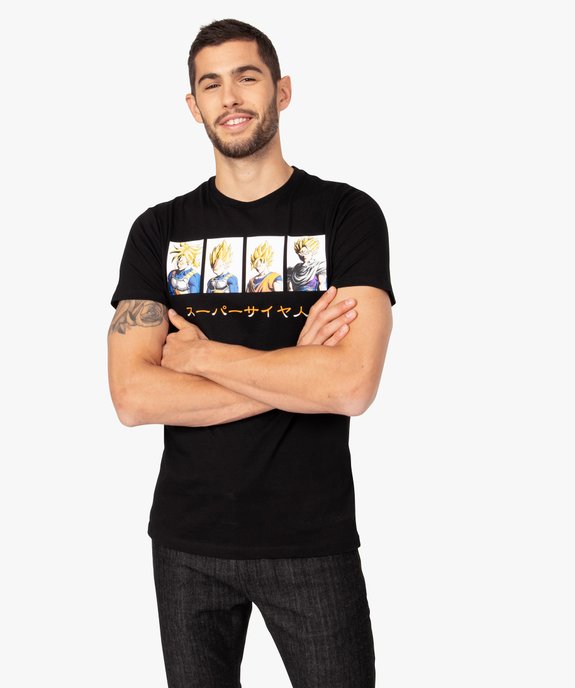 Tee-shirt homme avec motif Manga – Dragon Ball Z  vue1 - GEMO (HOMME) - GEMO