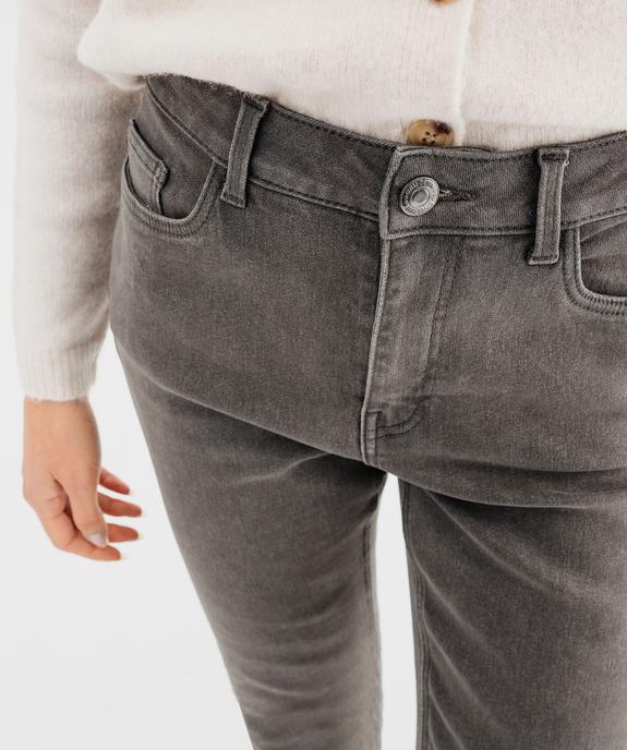 Jean Slim extensible taille haute femme vue2 - GEMO 4G FEMME - GEMO