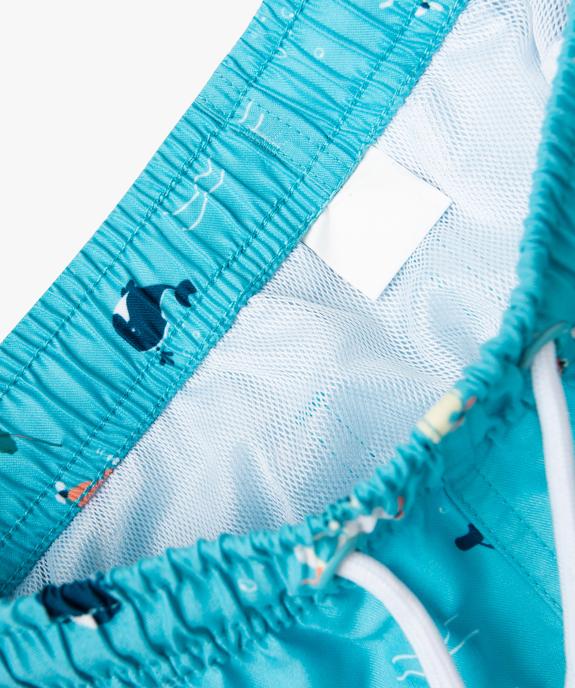Short de bain à motifs marins bébé garçon vue3 - GEMO 4G BEBE - GEMO
