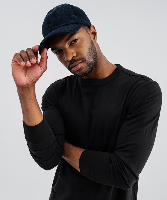 Casquette en velours côtelé homme vue4 - GEMO (ACCESS) - GEMO