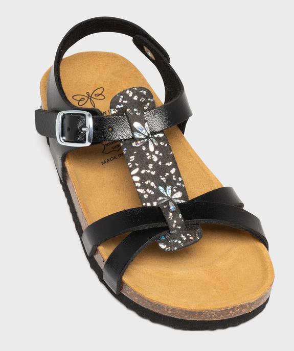 Sandales à boucle et semelle intérieure cuir fille vue5 - LOVELY WINGS GEMO FOR GOOD - GEMO