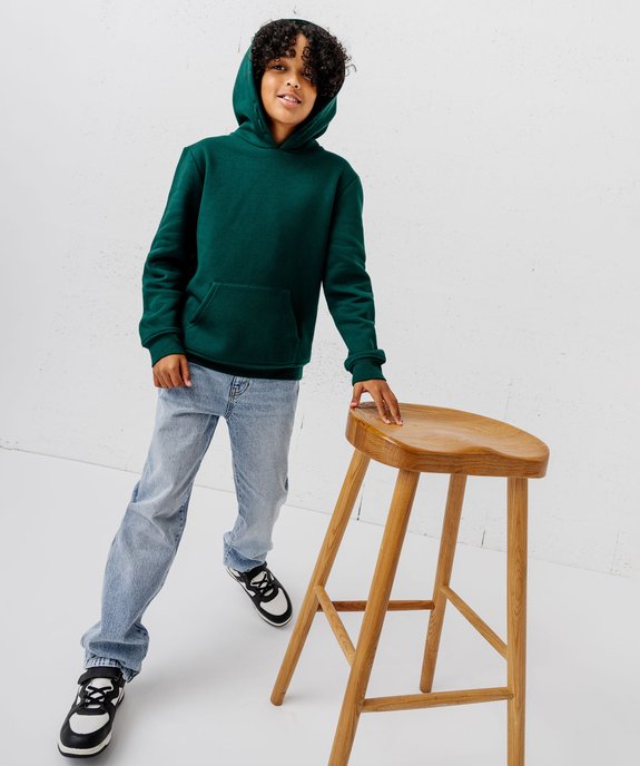Sweat molletonné à capuche garçon vue5 - GEMO (JUNIOR) - GEMO
