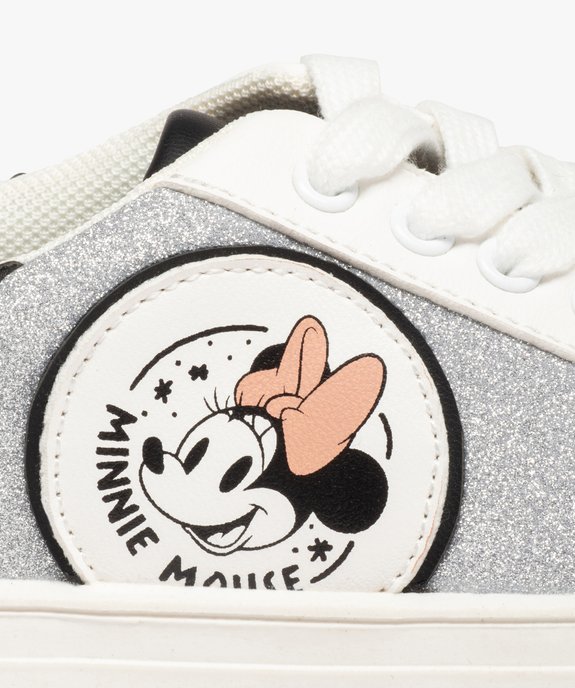 Baskets fille pailletées à lacets - Minnie vue6 - MINNIE - GEMO
