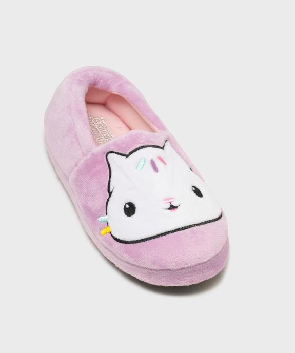 Chaussons fille pantoufles moelleuses imprimées fille - Gaby et la Maison magique vue5 - GABBY - GEMO