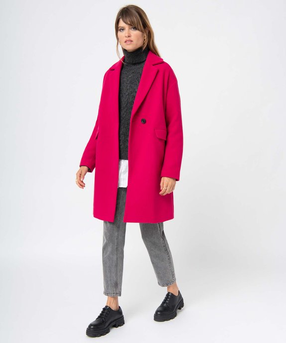Manteau femme fermeture croisée fermeture boutons vue5 - GEMO(FEMME PAP) - GEMO