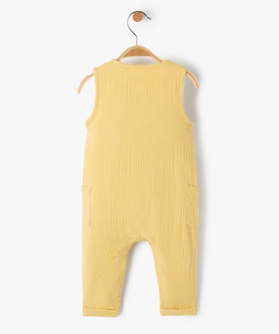 Combinaison bébé en double gaze vue3 - GEMO(BB COUCHE) - GEMO