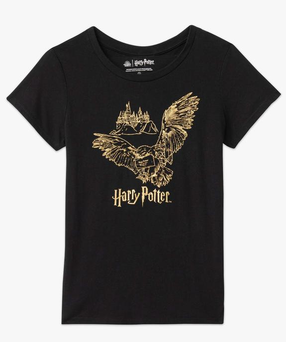 Tee-shirt femme à manches courtes avec motif pailleté - Harry Potter vue4 - HARRY POTTER - GEMO
