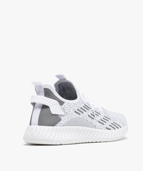 Baskets de running en mesh aéré d'un seul tenant homme vue4 - 5 MILES - GEMO
