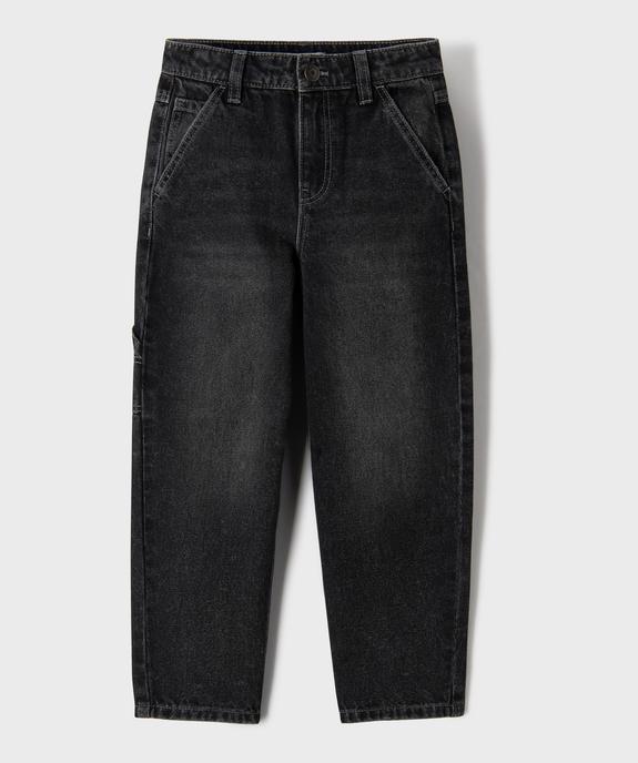 Jean wide leg avec taille ajustable garçon vue1 - GEMO (ENFANT) - GEMO