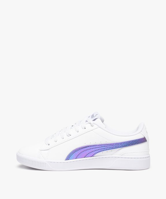 Tennis fille avec bande contrastantes - Puma Vikky V3 vue3 - PUMA - GEMO
