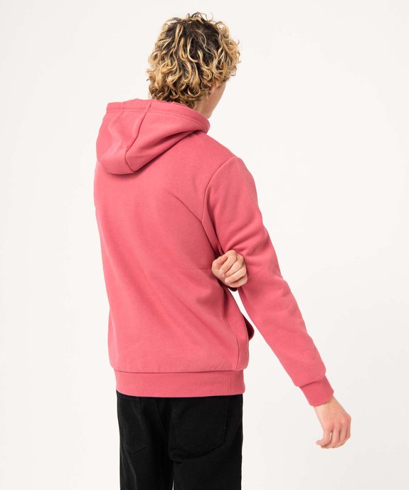 Sweat à capuche intérieur molletonné homme vue3 - GEMO 4G HOMME - GEMO