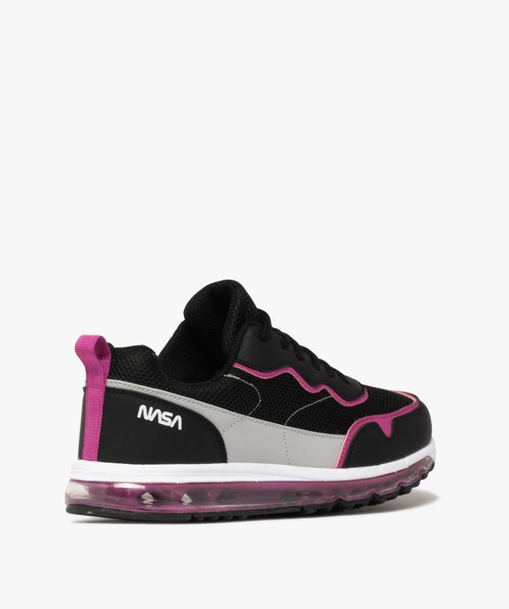 Baskets femme running en mesh avec semelle à bulle d'air translucide - Nasa vue5 - NASA - GEMO