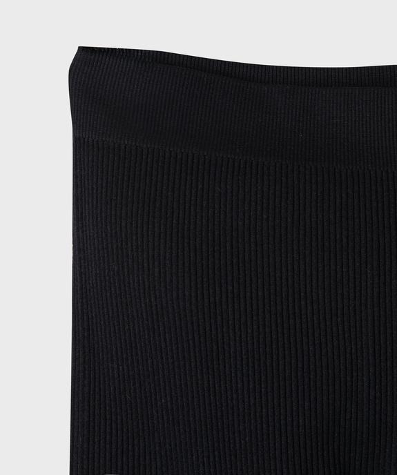 Legging long en maille côtelée extensible fille vue4 - GEMO (ENFANT) - GEMO