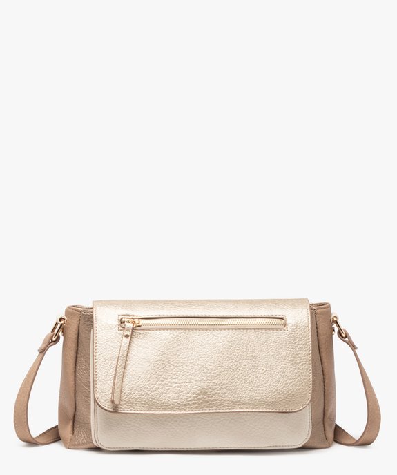 Sac besace tricolore avec rabat scintillant femme vue1 - GEMO (ACCESS) - GEMO