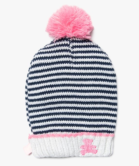 Bonnet bébé fille en polyester recyclé - Lulu Castagnette vue1 - LULUCASTAGNETTE - GEMO