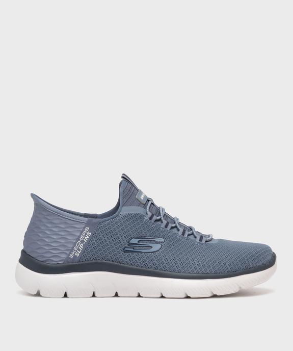 Baskets Slip-ins Summits en toile homme - Skechers vue1 - SKECHERS - GEMO