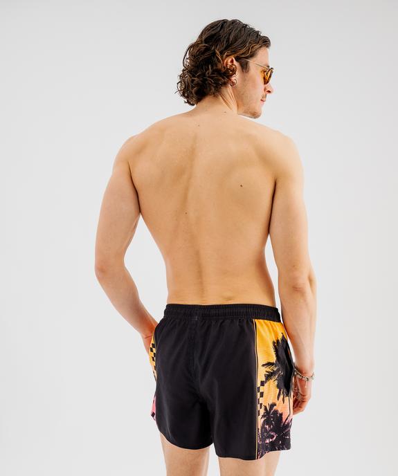 Short de bain à motif palmiers homme - Freegun vue3 - FREEGUN - GEMO