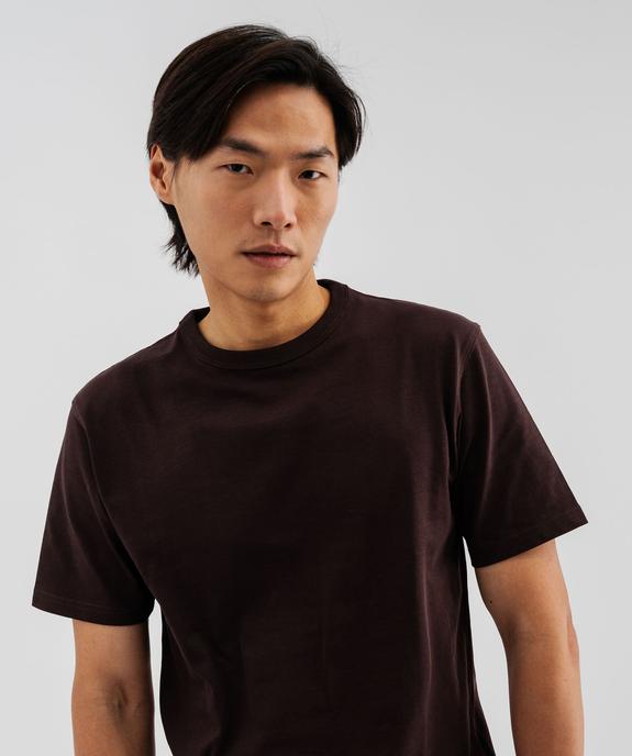 Tee-shirt manches courtes et col rond homme vue2 - GEMO (HOMME) - GEMO