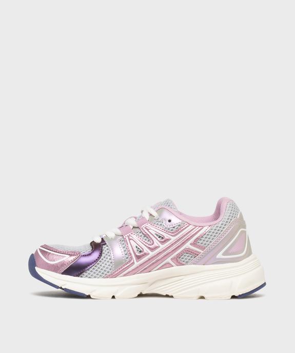 Baskets fille running en mesh avec détails effet métallisé vue3 - LOVELY WINGS - GEMO