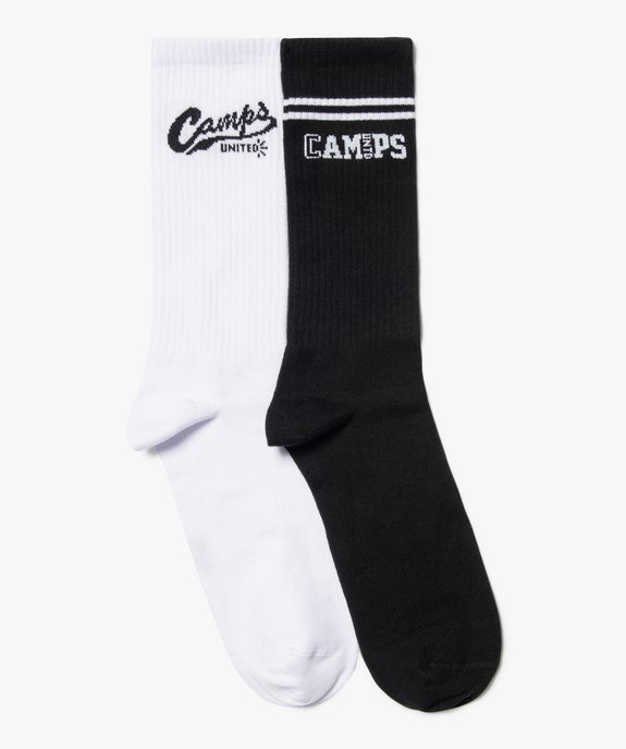 Chaussettes look sport tige haute homme (lot de 2) - Camps United vue1 - CAMPS UNITED - GEMO