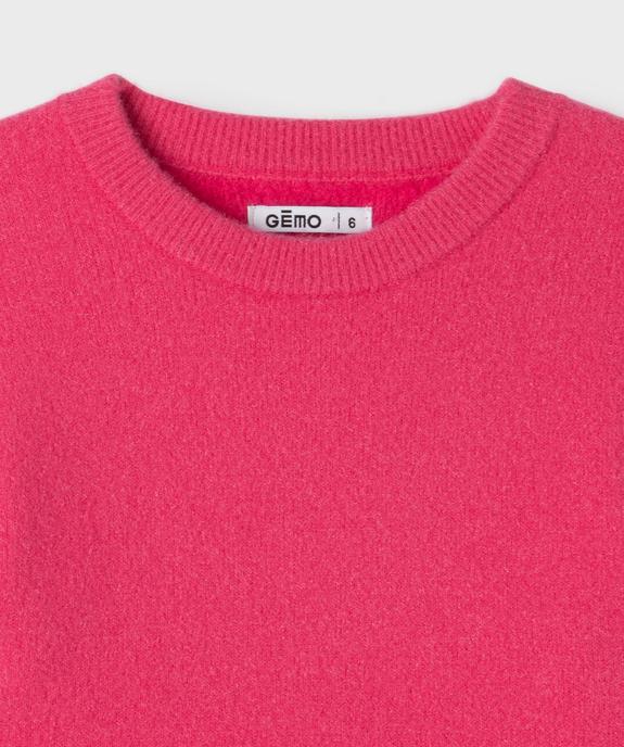 Pull en maille scintillante avec intérieur douillet fille vue2 - GEMO (ENFANT) - GEMO