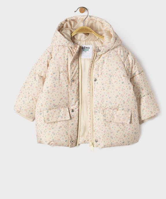 Doudoune à capuche bébé fille - GEMO(BEBE DEBT) Doudoune à capuche bébé fille vue3 - GEMO(BEBE DEBT) - GEMO