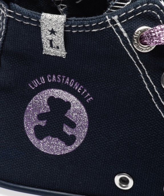 Baskets fille montantes en toile – LuluCastagnette vue6 - LULU CASTAGNETT - GEMO