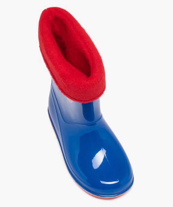 Bottes de pluie garçon à doublure amovible – Pat Patrouille vue5 - PAT PATROUILLE - GEMO