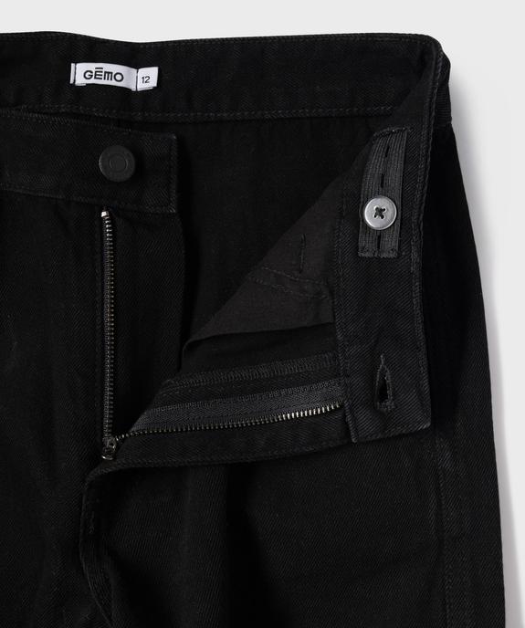 Jean loose avec taille ajustable garçon vue2 - GEMO (JUNIOR) - GEMO