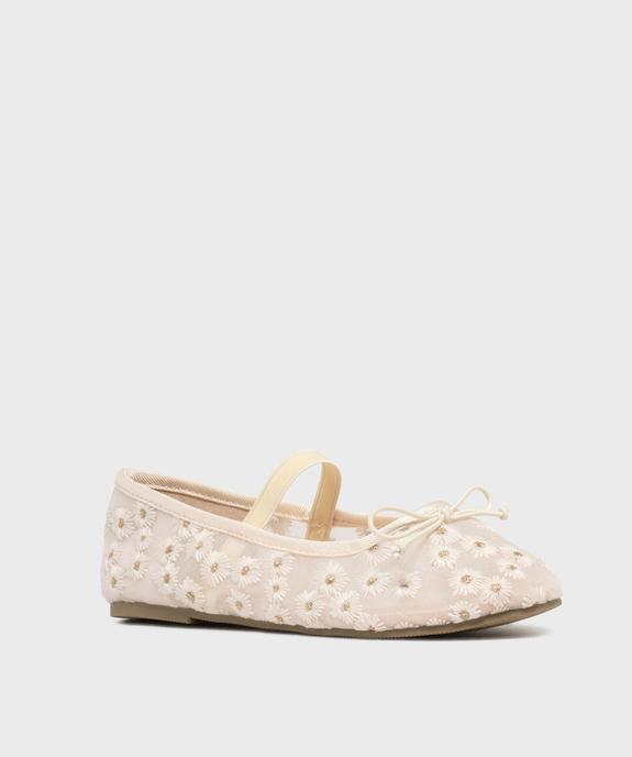 Ballerines en toile à motifs fleuris fille - Lovely Wings vue2 - LOVELY WINGS - GEMO
