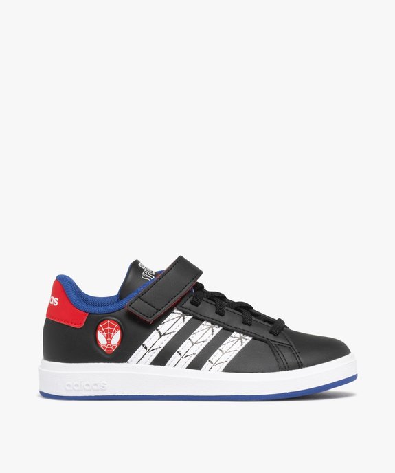 Tennis à scratch GrandCourt Spider garçon - Adidas x Marvel vue1 - ADIDAS - GEMO