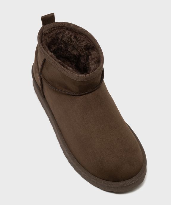 Boots fourrés sur semelle crantée femme - 5 Miles vue5 - 5 MILES - GEMO