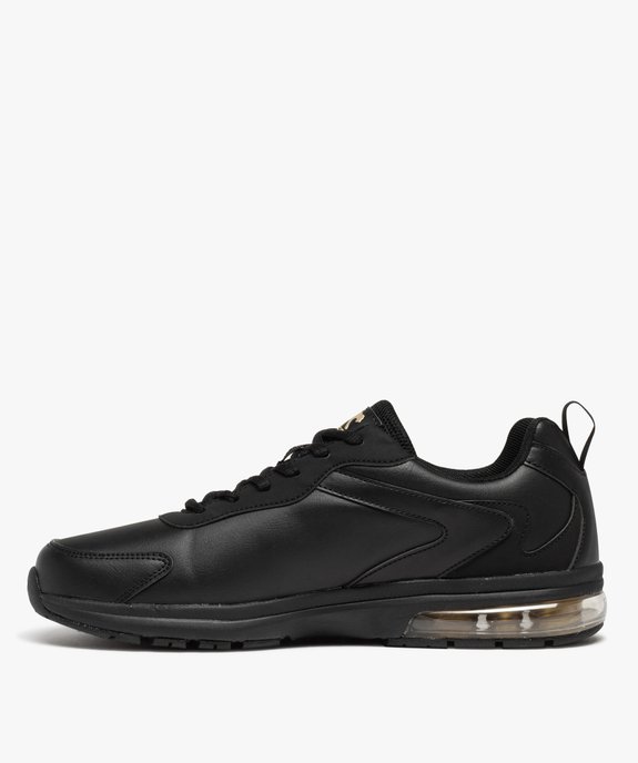 Baskets homme unies à semelle bulle d’air - Airness vue4 - AIRNESS - GEMO