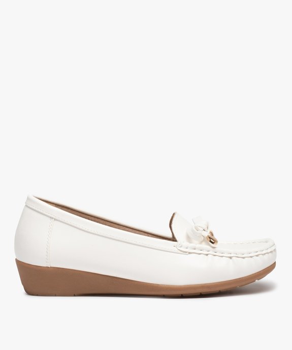 Mocassins confort unis à talon compensé femme vue1 - G'FLEX - GEMO