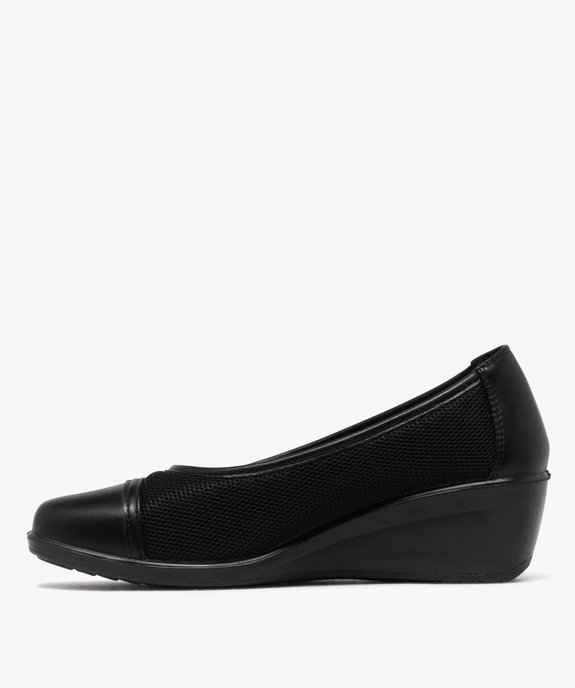 Ballerines confort à talon compensé femme vue3 - G'FLEX GEMO FOR GOOD - GEMO