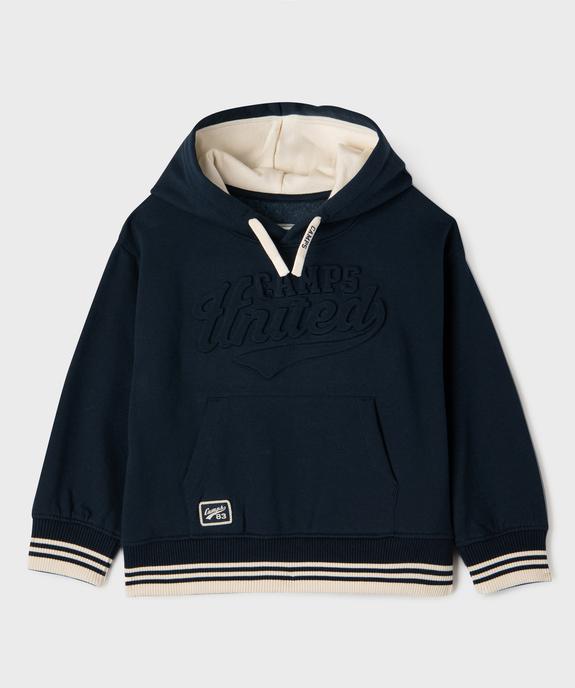 Sweat à capuche molletonné garçon - Camps United vue1 - CAMPS GEMO FOR GOOD - GEMO