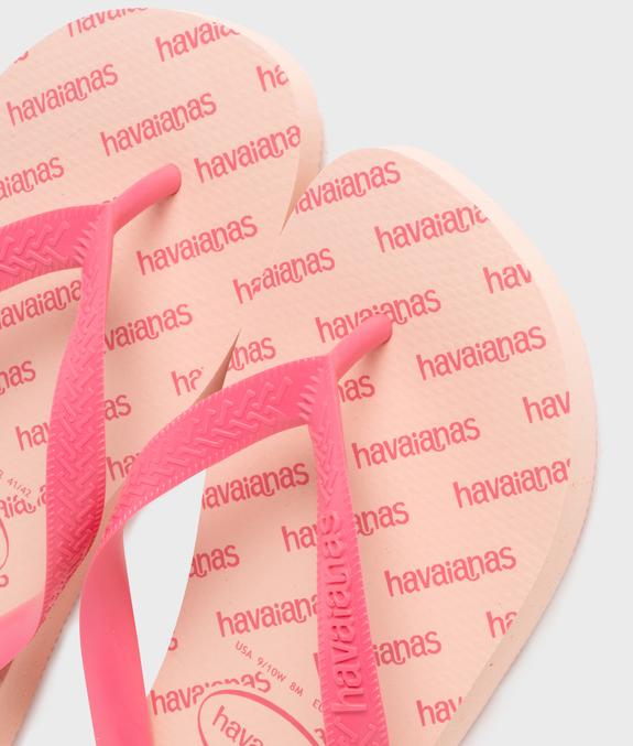 Tongs avec fines brides et semelle imprimée Top femme - Havaianas vue3 - HAVAIANAS - GEMO
