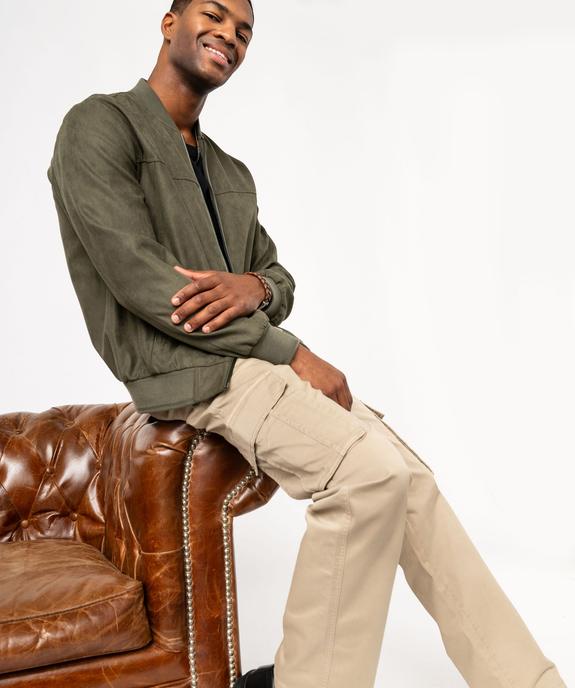 Pantalon cargo coupe regular homme vue1 - GEMO 4G HOMME - GEMO