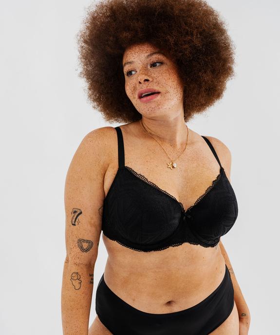 Soutien-gorge emboitant à armatures femme grande taille vue4 - GEMO(HOMWR FEM) - GEMO