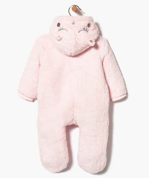 Surpyjama bebe en maille peluche motif ange