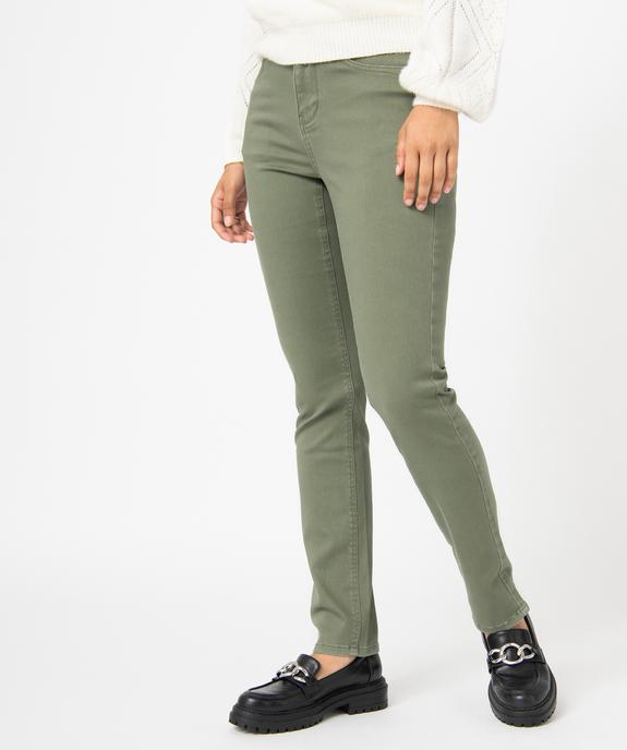 Pantalon femme coupe Regular en stretch vue1 - GEMO(FEMME PAP) - GEMO