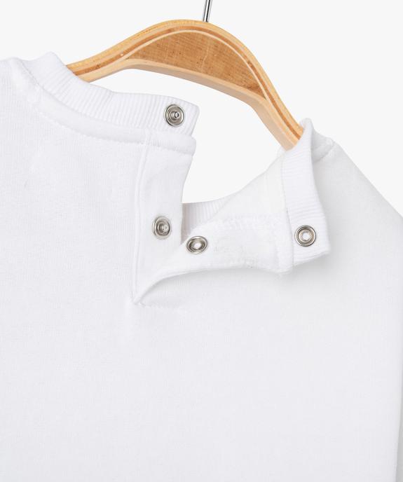 Sweat bébé garçon en molleton chaud à motifs vue2 - GEMO(BEBE DEBT) - GEMO