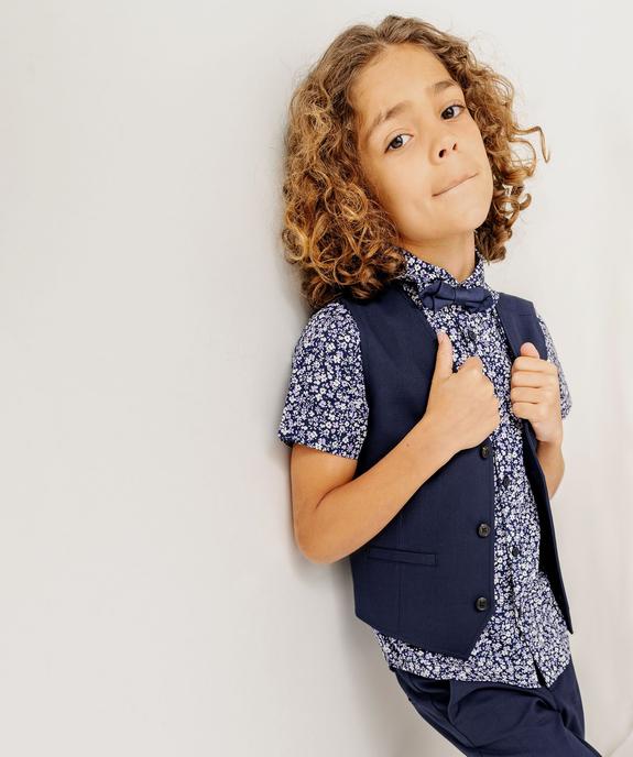 Gilet sans manches en viscose garçon vue6 - GEMO 4G GARCON - GEMO