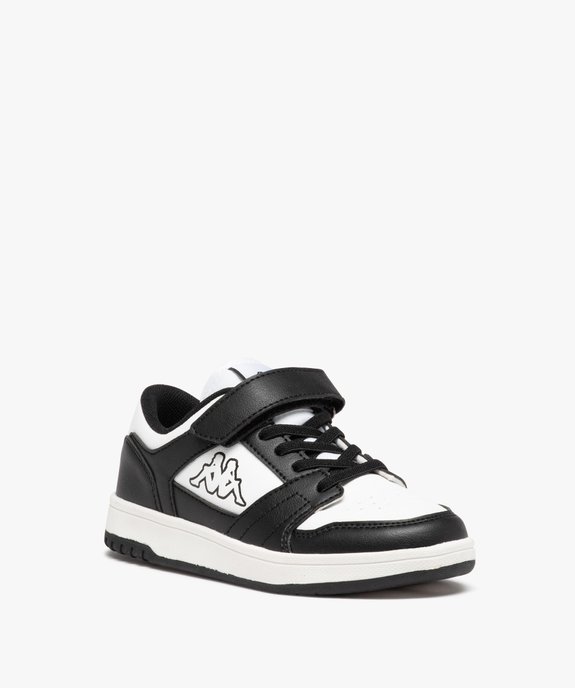 Baskets garçon bicolores à lacets et à scratch - Kappa vue2 - KAPPA - GEMO