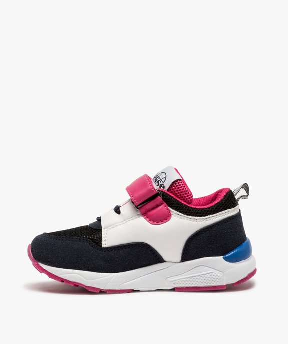 Baskets fille à scratch multimatières - Ellesse vue3 - ELLESSE - GEMO