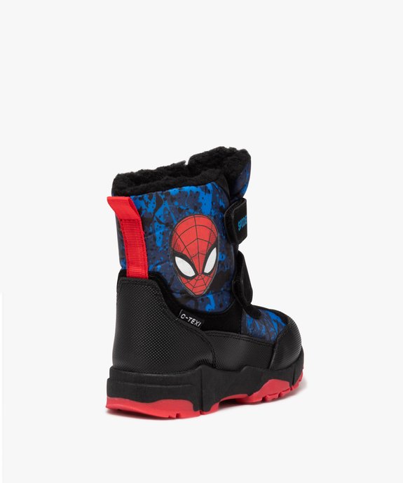 Après-ski garçon fourrés à double scratch Spiderman - Marvel vue4 - SPIDERMAN - GEMO