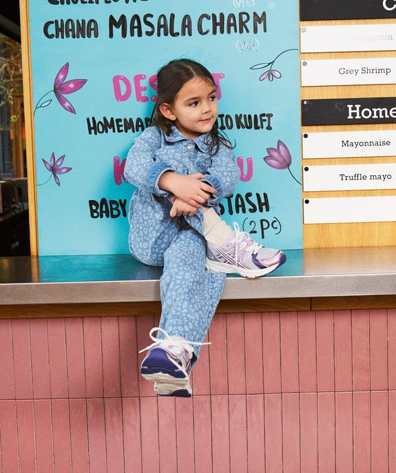 Baskets fille running en mesh avec détails effet métallisé vue7 - LOVELY WINGS - GEMO