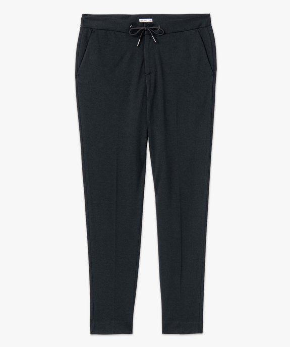 Pantalon homme en maille extensible vue4 - GEMO (HOMME) - GEMO