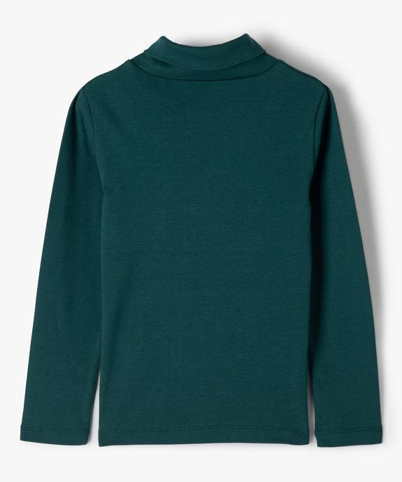 Tee-shirt garçon imprimé à manches longues et col roulé vue3 - GEMO (ENFANT) - GEMO